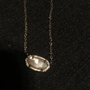 Kendra Scott white pendant necklace